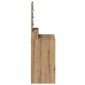 vidaXL Τραπέζι περιποίησης Artisan Oak 50 x 41 x 135 εκ