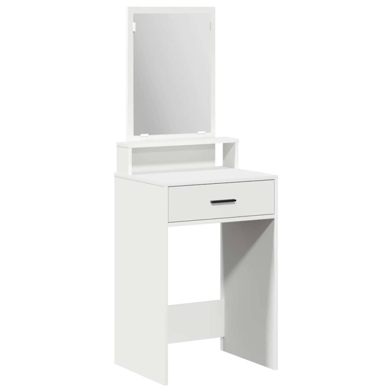 vidaXL Τραπέζι περιποίησης Λευκό 50 x 41 x 140 εκ. Επεξεργασμένο Ξύλο