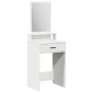 vidaXL Τραπέζι περιποίησης Λευκό 50 x 41 x 140 εκ. Επεξεργασμένο Ξύλο