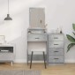 vidaXL Τραπέζι περιποίησης Σκυρόδεμα Γκρι 50 x 41 x 140 εκ.