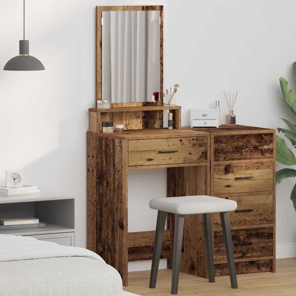 vidaXL Τραπέζι περιποίησης Παλιό ξύλο 50 x 41 x 140 εκ.