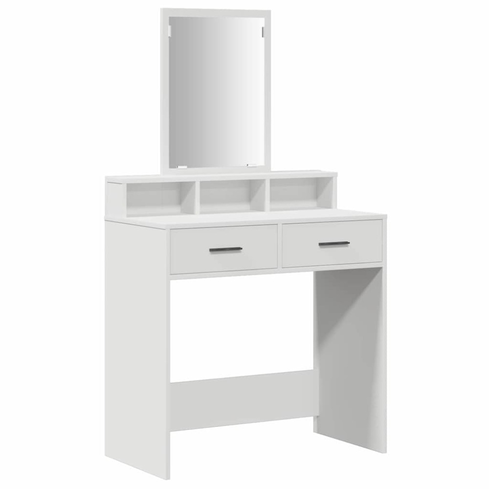 vidaXL Τραπέζι περιποίησης Λευκό 79 x 41 x 140 εκ. Επεξεργασμένο Ξύλο