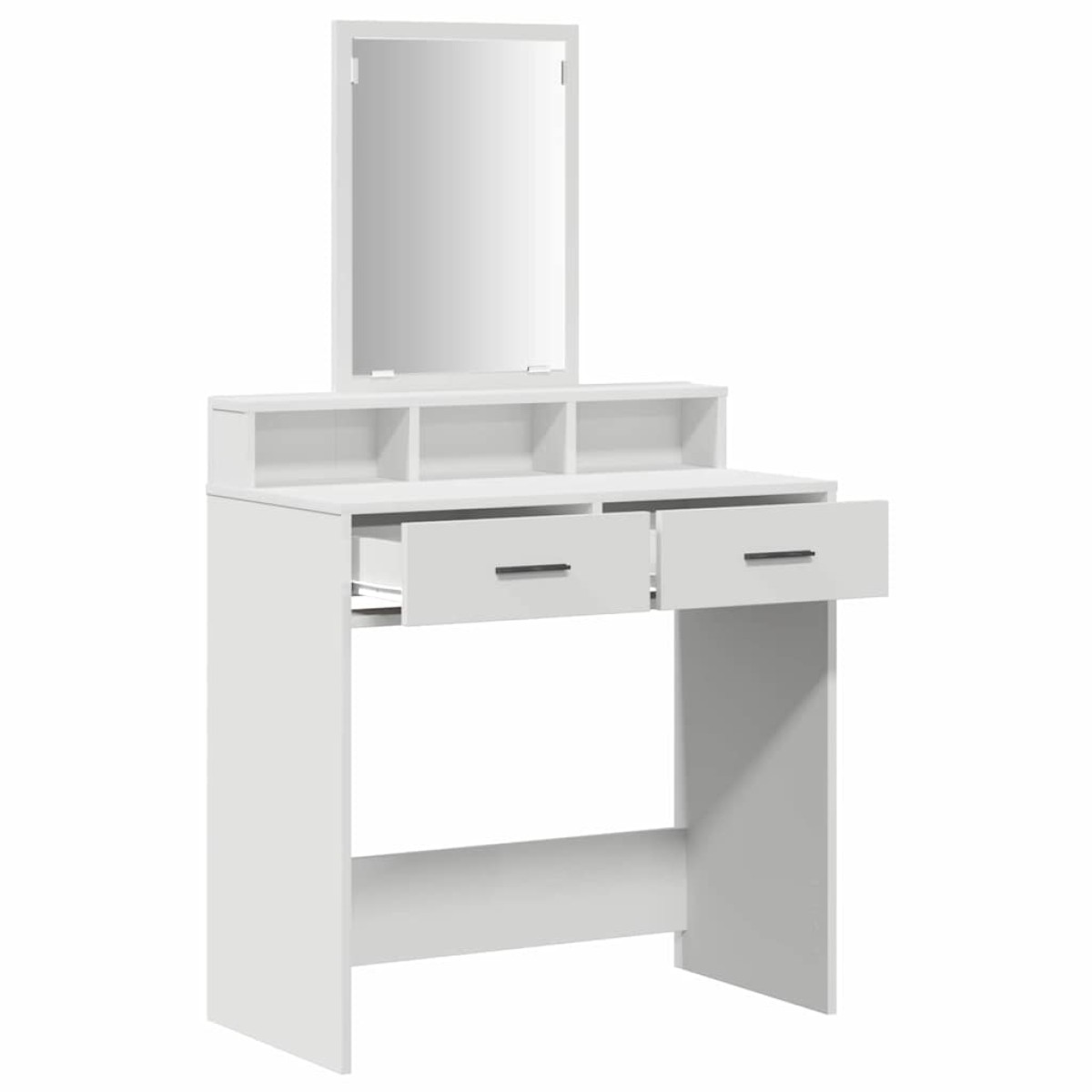 vidaXL Τραπέζι περιποίησης Λευκό 79 x 41 x 140 εκ. Επεξεργασμένο Ξύλο