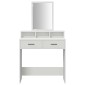 vidaXL Τραπέζι περιποίησης Λευκό 79 x 41 x 140 εκ. Επεξεργασμένο Ξύλο