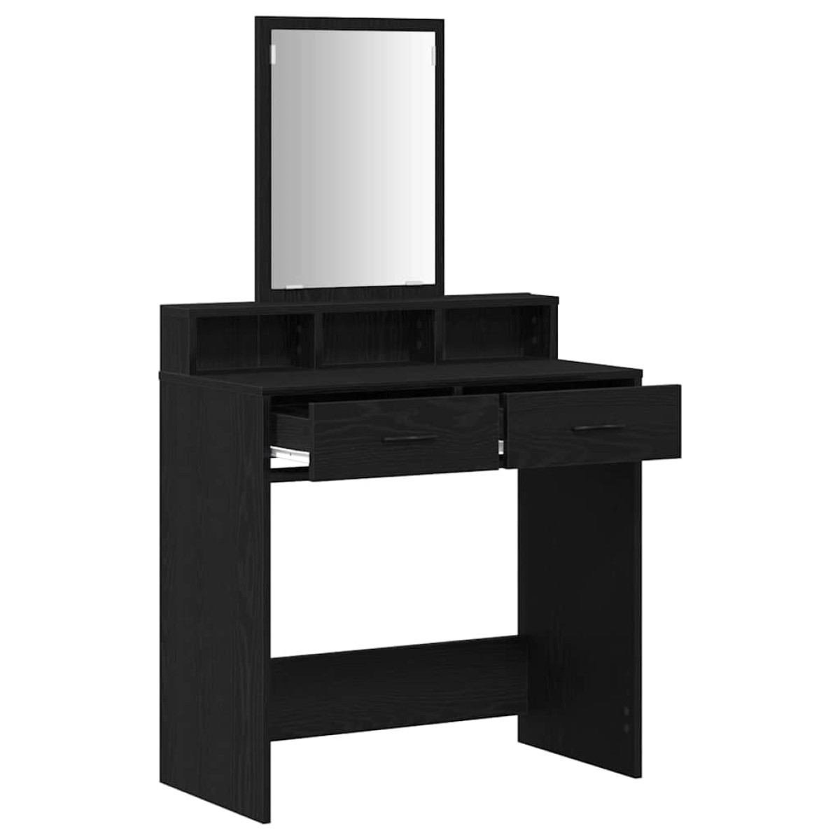 vidaXL Τραπέζι περιποίησης Μαύρη Οξυά 79 x 41 x 140 εκ.