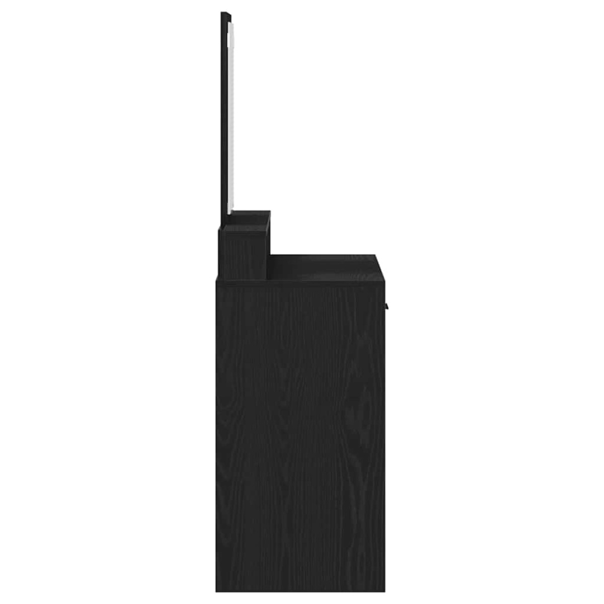 vidaXL Τραπέζι περιποίησης Μαύρη Οξυά 79 x 41 x 140 εκ.