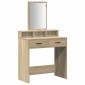 vidaXL Τραπέζι περιποίησης Δρύς Sonoma 79 x 41 x 140 εκ.