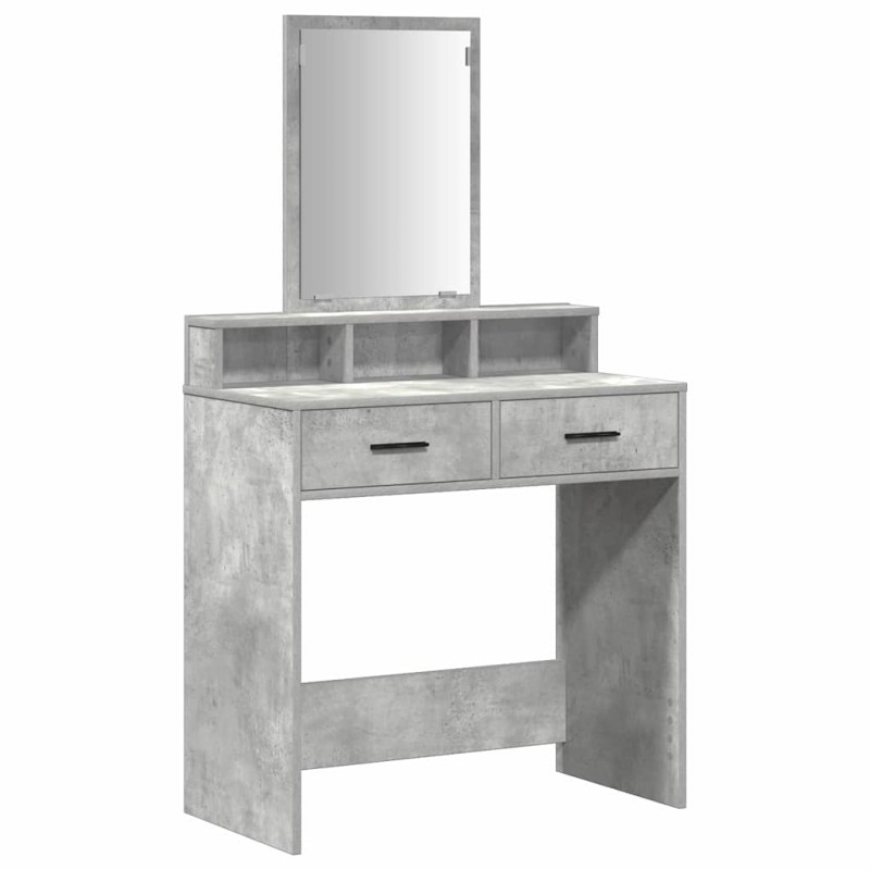 vidaXL Τραπέζι περιποίησης Σκυρόδεμα Γκρι 79 x 41 x 140 εκ.