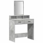 vidaXL Τραπέζι περιποίησης Σκυρόδεμα Γκρι 79 x 41 x 140 εκ.