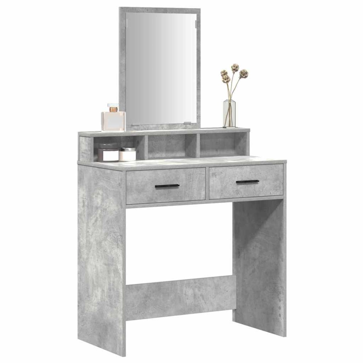 vidaXL Τραπέζι περιποίησης Σκυρόδεμα Γκρι 79 x 41 x 140 εκ.