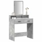 vidaXL Τραπέζι περιποίησης Σκυρόδεμα Γκρι 79 x 41 x 140 εκ.