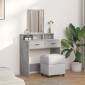 vidaXL Τραπέζι περιποίησης Σκυρόδεμα Γκρι 79 x 41 x 140 εκ.