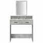 vidaXL Τραπέζι περιποίησης Σκυρόδεμα Γκρι 79 x 41 x 140 εκ.