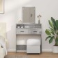 vidaXL Τραπέζι περιποίησης Σκυρόδεμα Γκρι 79 x 41 x 140 εκ.