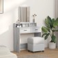 vidaXL Τραπέζι περιποίησης Γκρίζο Σονομα 79 x 41 x 140 εκ.