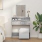 vidaXL Τραπέζι περιποίησης Γκρίζο Σονομα 79 x 41 x 140 εκ.