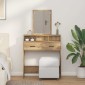 vidaXL Τραπέζι περιποίησης Artisan Oak 79 x 41 x 140 εκ.
