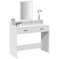 vidaXL Τραπέζι περιποίησης Λευκό 100 x 41 x 140 εκ. Επεξεργασμένο Ξύλο