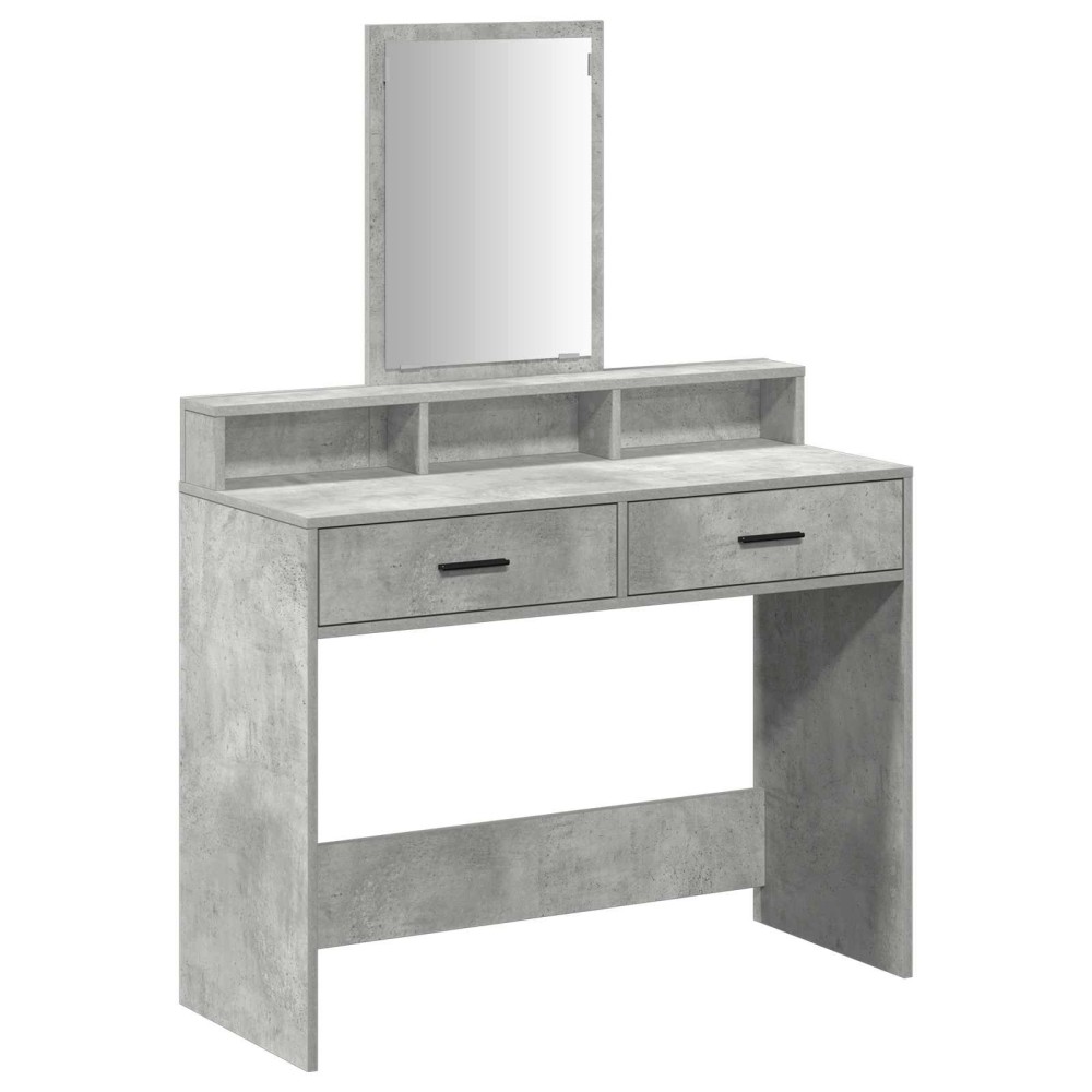 vidaXL Τραπέζι περιποίησης Σκυρόδεμα Γκρι 100 x 41 x 140 εκ.