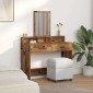 vidaXL Τραπέζι περιποίησης Παλιό ξύλο 100 x 41 x 140 εκ.