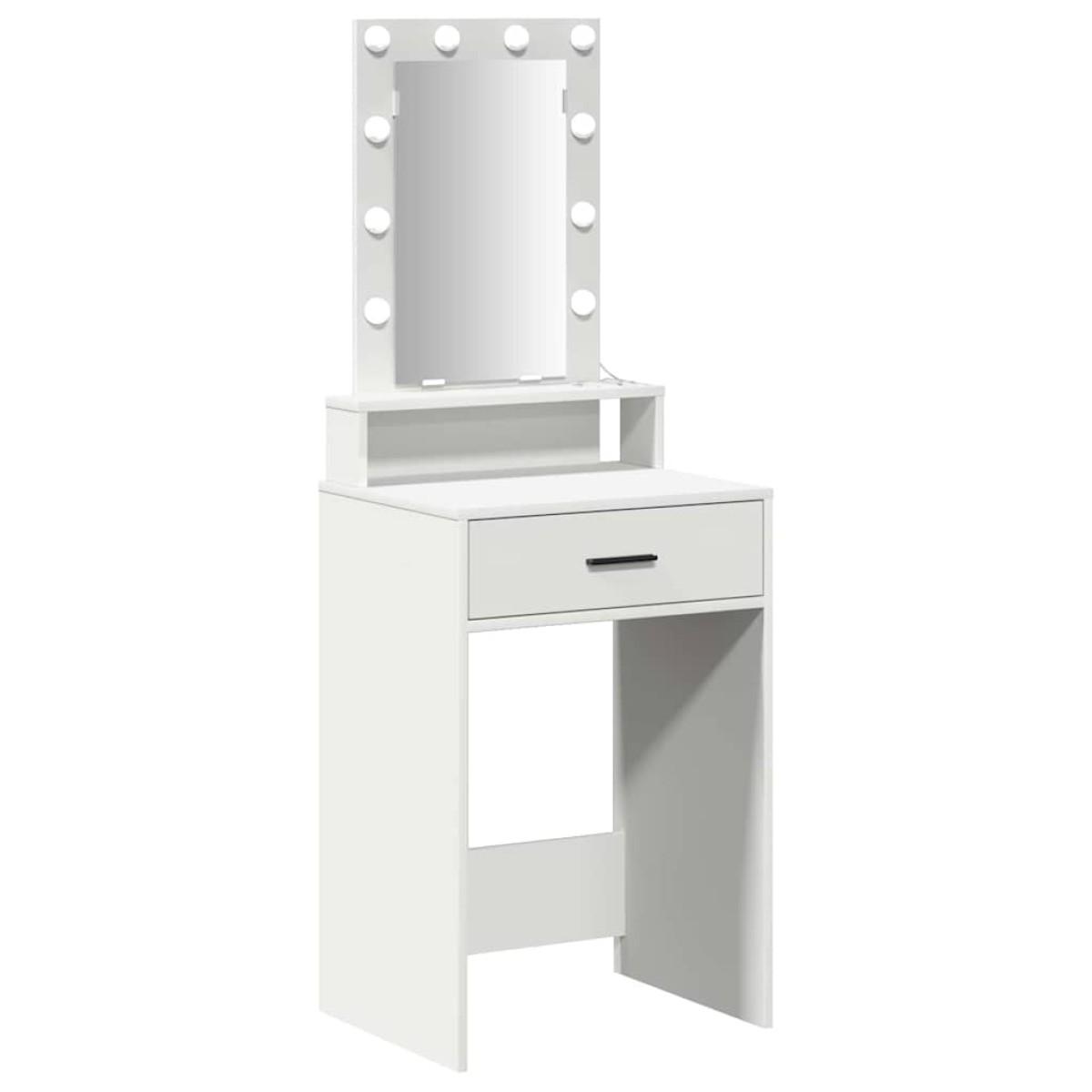 vidaXL Τραπέζι περιποίησης Λευκό 50 x 41 x 140 εκ. Επεξεργασμένο Ξύλο