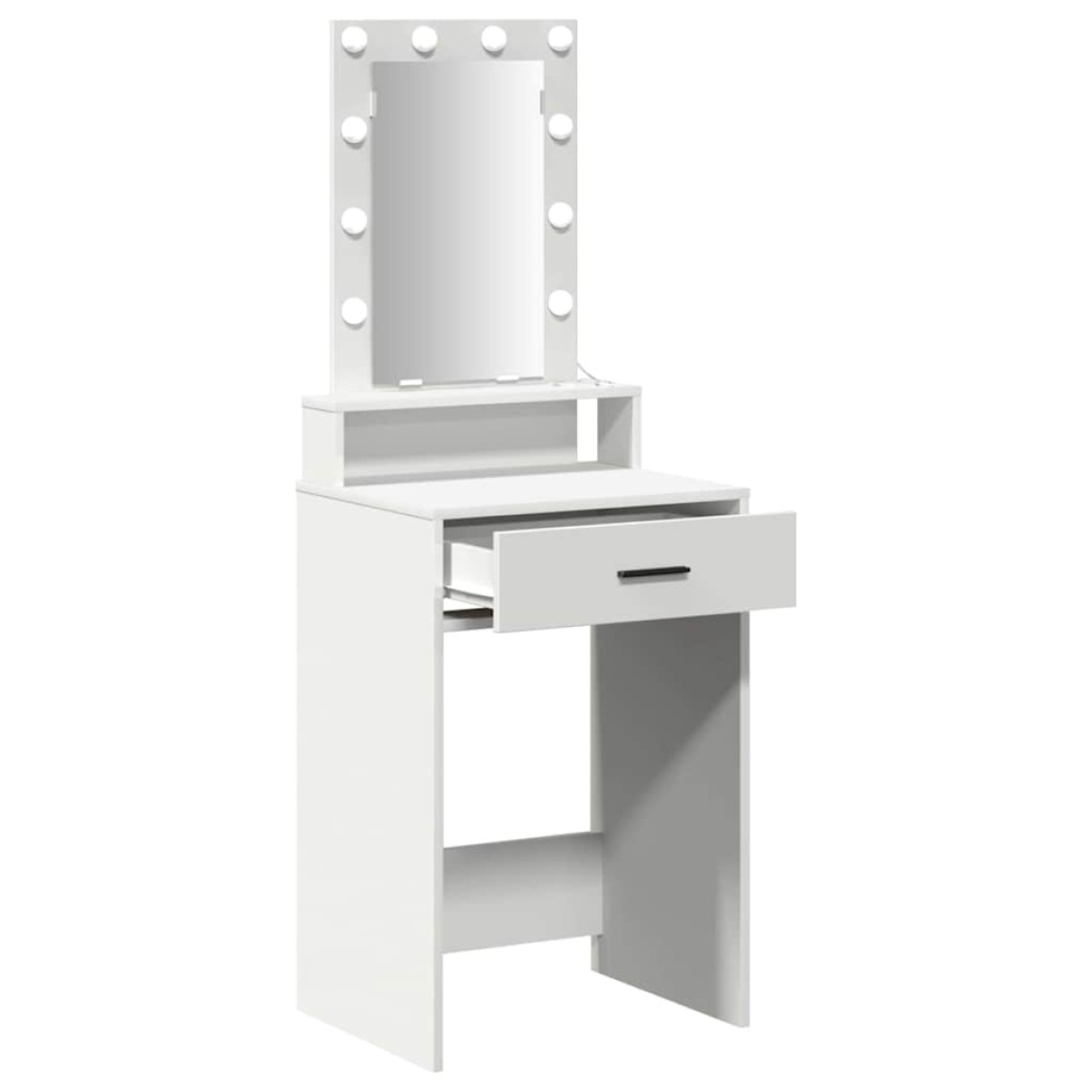 vidaXL Τραπέζι περιποίησης Λευκό 50 x 41 x 140 εκ. Επεξεργασμένο Ξύλο