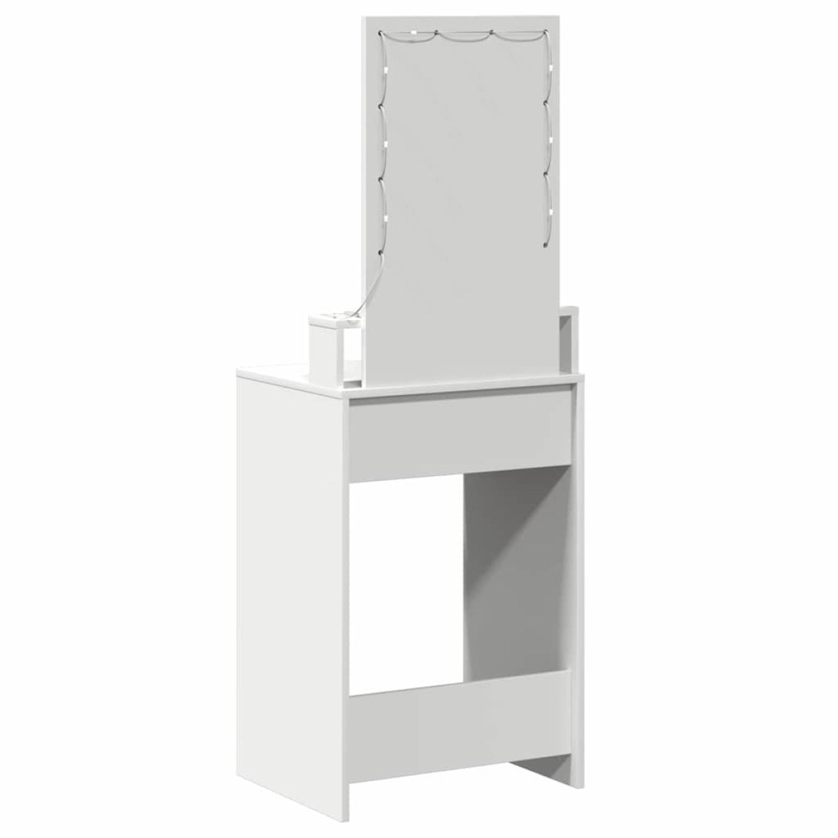 vidaXL Τραπέζι περιποίησης Λευκό 50 x 41 x 140 εκ. Επεξεργασμένο Ξύλο