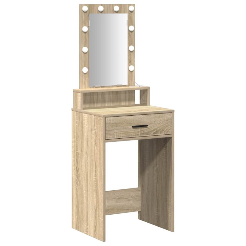 vidaXL Τραπέζι περιποίησης Καφέ 50 x 41 x 140 εκ. Επεξεργασμένο Ξύλο