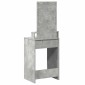 vidaXL Τραπέζι περιποίησης Γκρι 50 x 41 x 140 εκ. Επεξεργασμένο Ξύλο
