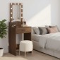 vidaXL Τραπέζι περιποίησης Καφέ 50 x 41 x 140 εκ. Επεξεργασμένο Ξύλο