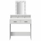 vidaXL Τραπέζι περιποίησης Λευκό 79 x 41 x 140 εκ. Επεξεργασμένο Ξύλο