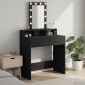 vidaXL Τραπέζι περιποίησης Μαύρο 79 x 41 x 140 εκ. Επεξεργασμένο Ξύλο