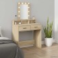 vidaXL Τραπέζι περιποίησης Καφέ 79 x 41 x 140 εκ. Επεξεργασμένο Ξύλο