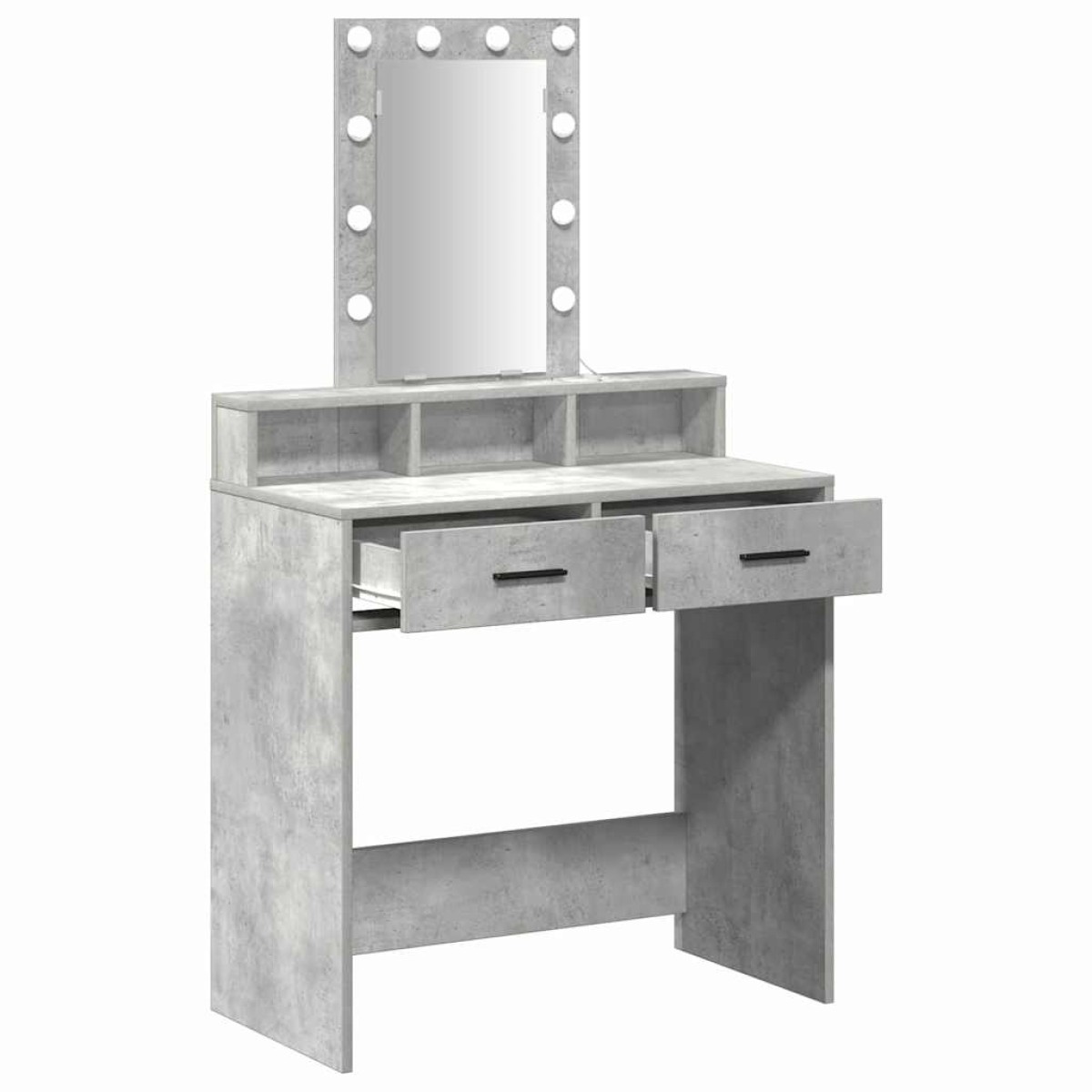 vidaXL Τραπέζι περιποίησης Γκρι 79 x 41 x 140 εκ. Επεξεργασμένο Ξύλο