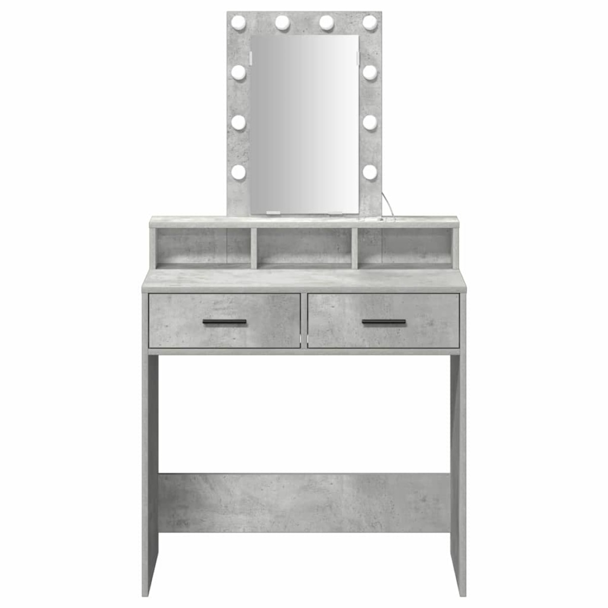 vidaXL Τραπέζι περιποίησης Γκρι 79 x 41 x 140 εκ. Επεξεργασμένο Ξύλο