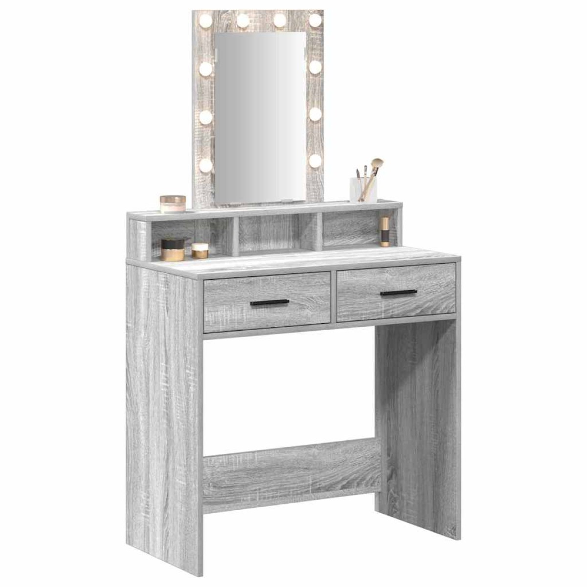 vidaXL Τραπέζι περιποίησης Γκρι 79 x 41 x 140 εκ. Επεξεργασμένο Ξύλο