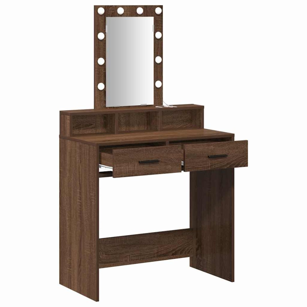 vidaXL Τραπέζι περιποίησης Καφέ 79 x 41 x 140 εκ. Επεξεργασμένο Ξύλο
