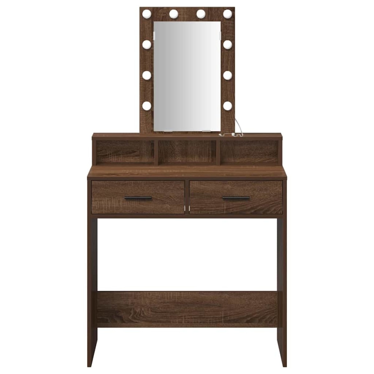 vidaXL Τραπέζι περιποίησης Καφέ 79 x 41 x 140 εκ. Επεξεργασμένο Ξύλο