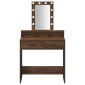 vidaXL Τραπέζι περιποίησης Καφέ 79 x 41 x 140 εκ. Επεξεργασμένο Ξύλο