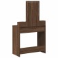 vidaXL Τραπέζι περιποίησης Καφέ 79 x 41 x 140 εκ. Επεξεργασμένο Ξύλο