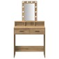 vidaXL Τραπέζι περιποίησης Καφέ 79 x 41 x 140 εκ. Επεξεργασμένο Ξύλο