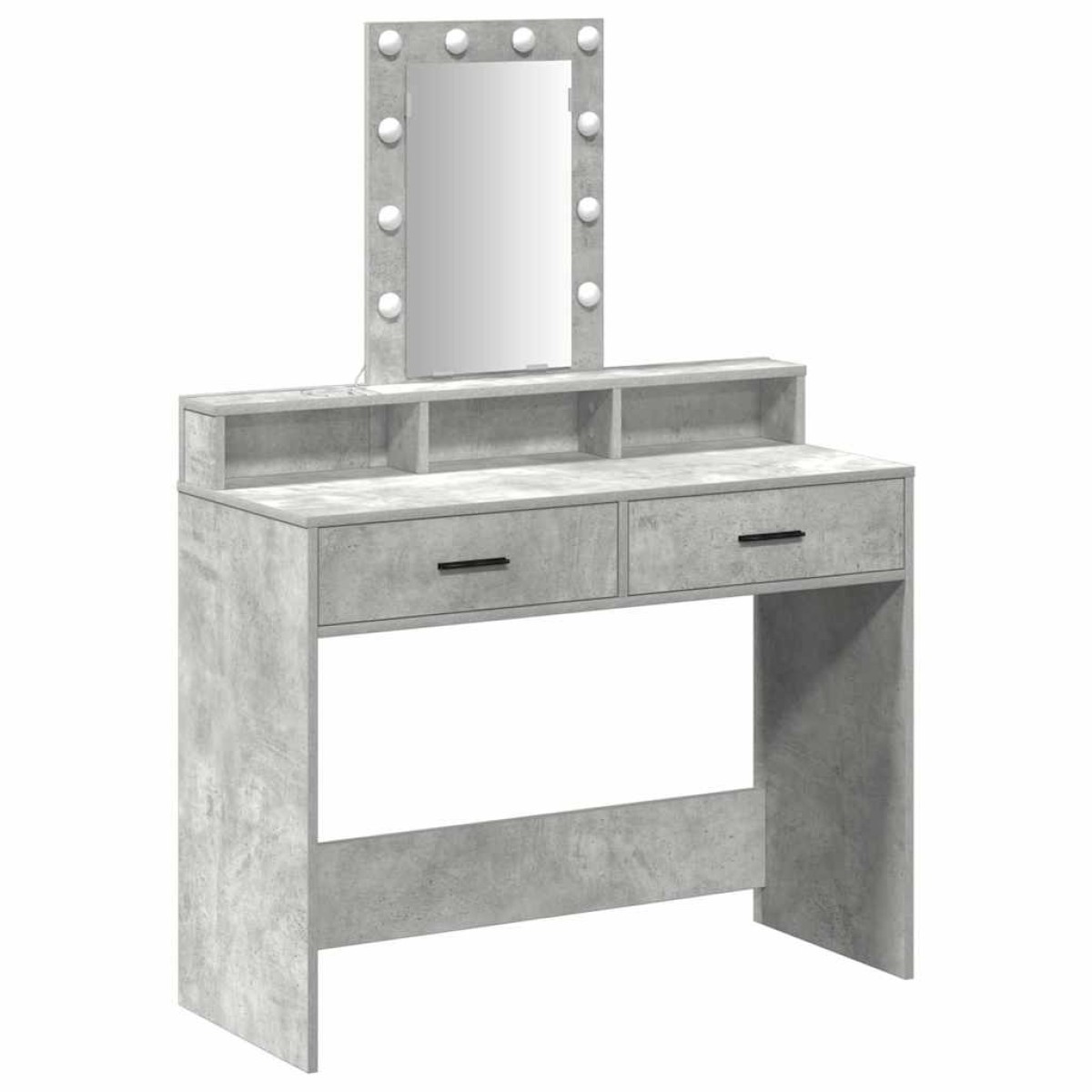 vidaXL Τραπέζι περιποίησης Γκρι 100 x 41 x 140 εκ. Επεξεργασμένο Ξύλο