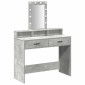 vidaXL Τραπέζι περιποίησης Γκρι 100 x 41 x 140 εκ. Επεξεργασμένο Ξύλο