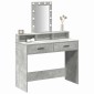 vidaXL Τραπέζι περιποίησης Γκρι 100 x 41 x 140 εκ. Επεξεργασμένο Ξύλο