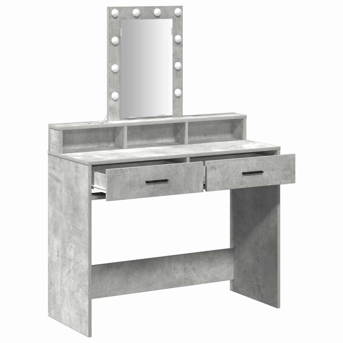vidaXL Τραπέζι περιποίησης Γκρι 100 x 41 x 140 εκ. Επεξεργασμένο Ξύλο