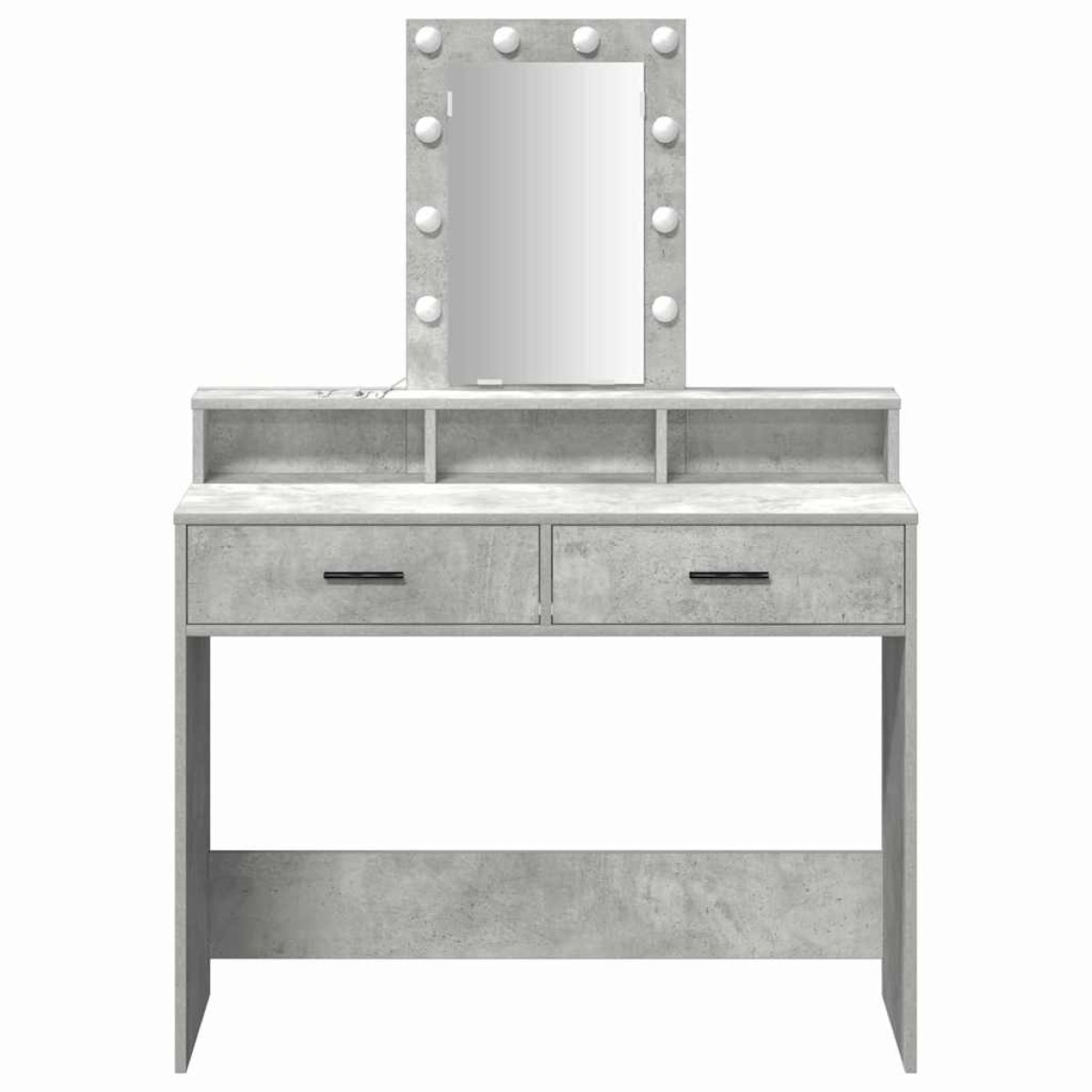 vidaXL Τραπέζι περιποίησης Γκρι 100 x 41 x 140 εκ. Επεξεργασμένο Ξύλο