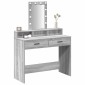 vidaXL Τραπέζι περιποίησης Γκρι 100 x 41 x 140 εκ. Επεξεργασμένο Ξύλο
