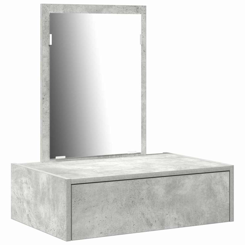 vidaXL Τραπέζι περιποίησης Γκρι 60 x 40 x 70 εκ. Επεξεργασμένο Ξύλο