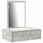 vidaXL Τραπέζι περιποίησης Γκρι 60 x 40 x 70 εκ. Επεξεργασμένο Ξύλο