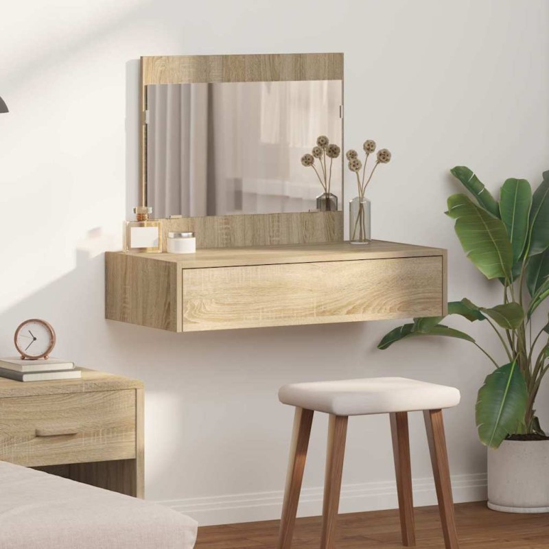 vidaXL Τραπέζι περιποίησης Καφέ 83 x 40 x 70 εκ Επεξεργασμένο Ξύλο